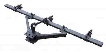 Сцепка трехрядная для мототрактора